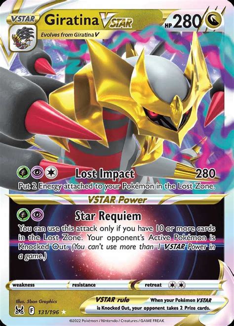 giratina pokemon card value